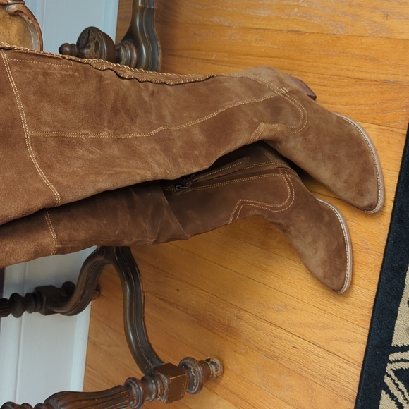 NEW Dolce Vita Silas over the knee brown suede boot size 8.5 - Picture 4 of 16